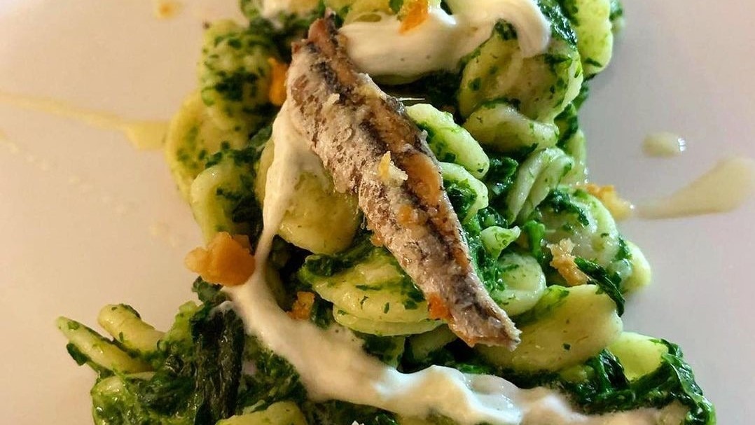 orecchiette cime di rapa e acciughe